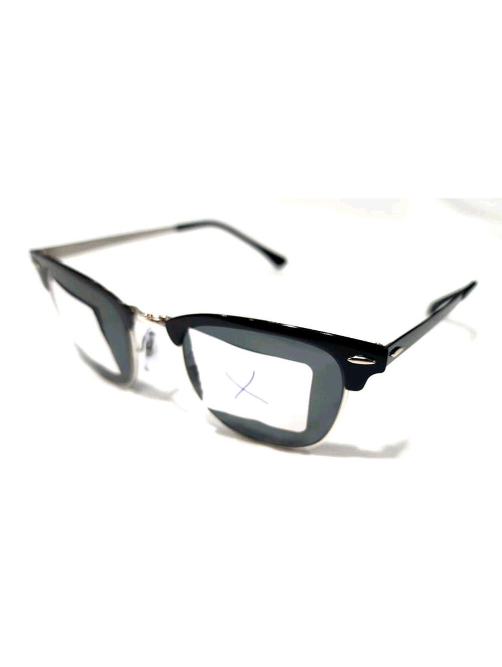 Ray Ban RB3716 9004/71 No Lenses Black Clubmaster Sunglasses Frame 51-21 145
